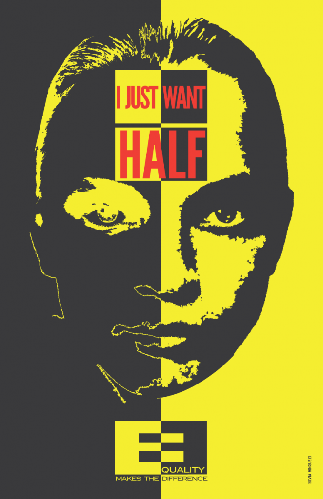 I just want half